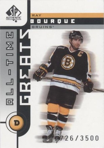 2001-02 SP Authentic - Ray Bourque #92