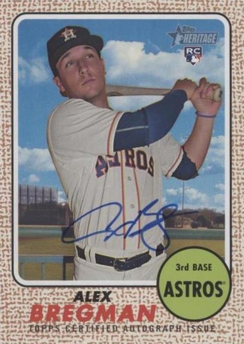 2017 Topps Heritage - Alex Bregman #ROA-ABR