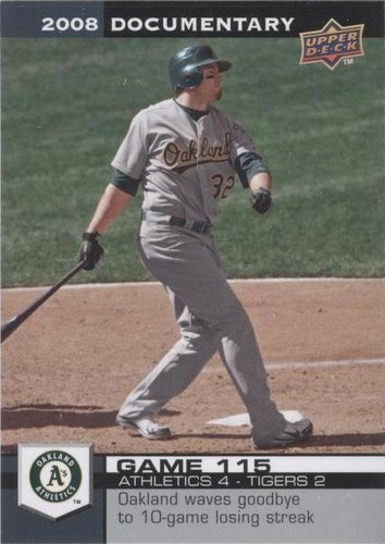 2008 Upper Deck Documentary - Jack Cust #3420