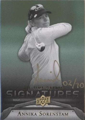 2012 Upper Deck UD All-Time Greats Golf Trading Cards