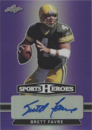 2018 Leaf Metal Sports Heroes Brett Favre #BA-BF1