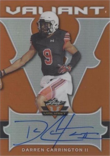 2018 Leaf Valiant Darren Carrington II #BA-DC2