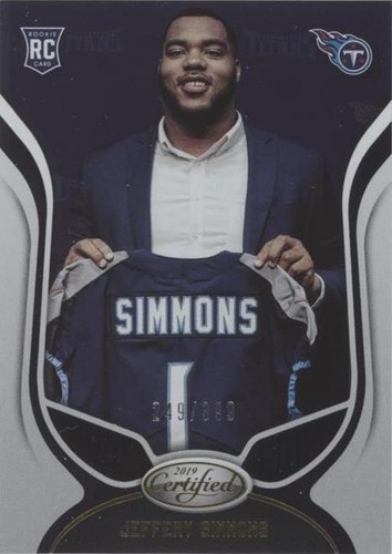 2019 Panini Certified Jeffery Simmons #177