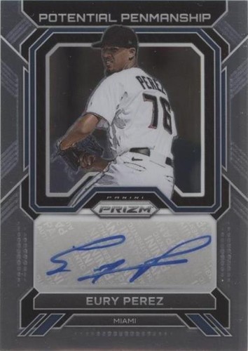 2023 Panini Prizm 20-80 Scale #SC12 - Eury Perez - Miami