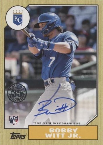 2022 Topps Update Series - Bobby Witt Jr. #87BA-BW