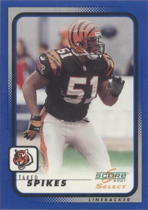 2001 Score Select Takeo Spikes #46