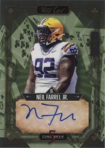2022 Wild Card 5 Card Draw Neil Farrell Jr. #5CDCL-91