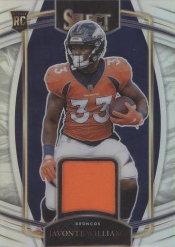 2021 Panini Select Javonte Williams #RSW-JWI