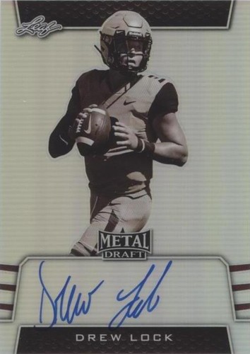 2019 Leaf Metal Draft Drew Lock #SV-DL1