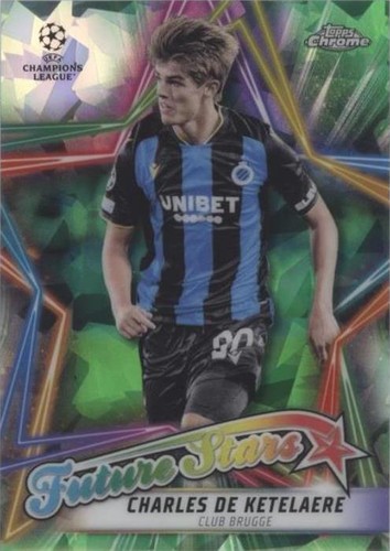 2021-22 Topps Chrome UCL Sapphire Edition Charles De Ketelaere #FS-5