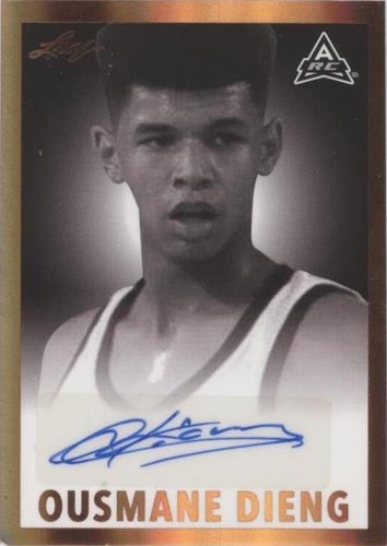 2021-22 Leaf Memories - Ousmane Dieng #BW-OD1