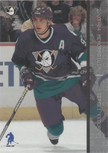 2003-04 In the Game Be A Player Memorabilia - Sergei Fedorov #85