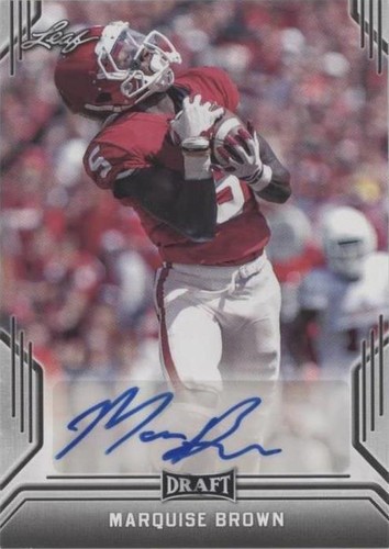 2019 Leaf Draft Marquise Brown #BA-MB1