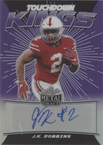 2020 Leaf Metal Draft J.K. Dobbins #TK-JKD