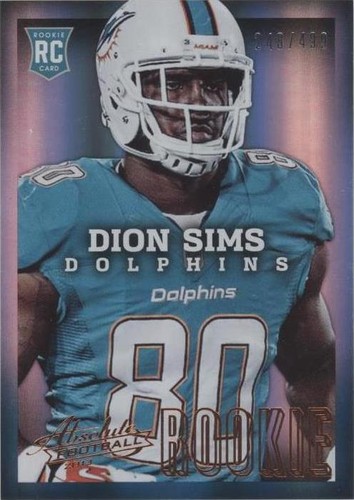 2013 Panini Absolute Dion Sims #128