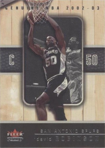 2002-03 Fleer Genuine - David Robinson #7
