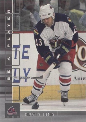 2001-02 In the Game Be A Player Memorabilia - David Ling #415