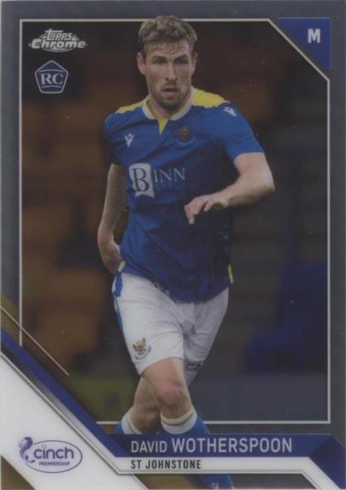 2021-22 Topps Chrome SPFL Scottish Premier League David Wotherspoon #79