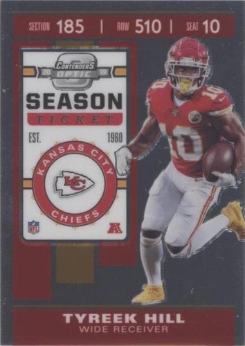 2019 Panini Contenders Optic Tyreek Hill #36