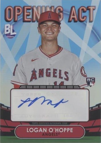 topps LOGAN O’HOPPE ローガン　オホッピー　サイン topps Logan O'Hoppe auto オホッピー エンゼルス 直筆サイン