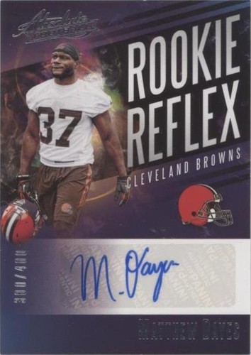 2017 Panini Absolute Matthew Dayes #RR-MD