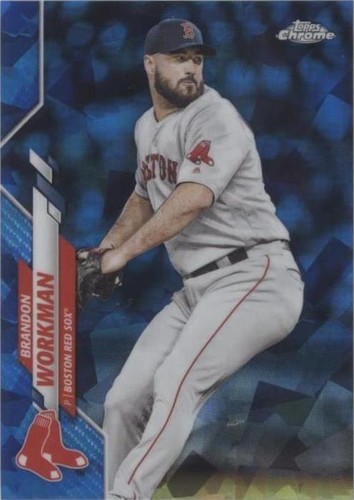 2020 Topps Chrome Sapphire Edition - Brandon Workman #498