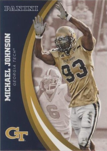 2016 Panini Georgia Tech Yellow Jackets Michael Johnson #38