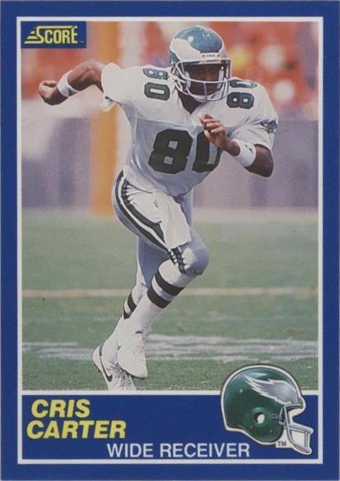 Partitura Cris Carter #72 1989