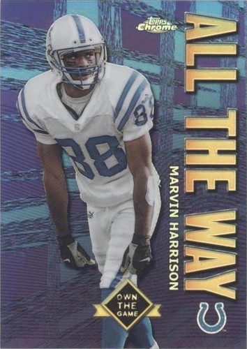 2001 Topps Chrome Marvin Harrison #AW1