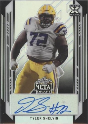 2021 Leaf Metal Draft Tyler Shelvin #BA-TS2