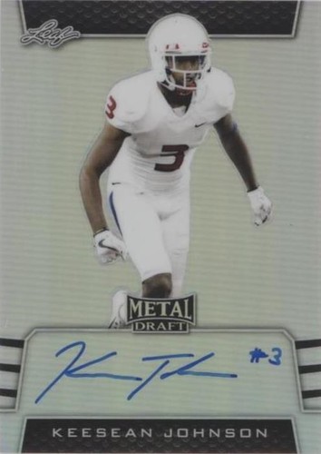 2019 Leaf Metal Draft Keesean Johnson #BA-KSJ