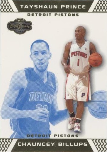 2007-08 Topps Co-Signers - Chauncey Billups/Tayshaun Prince #2