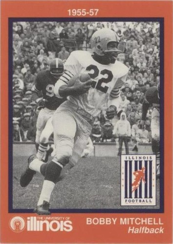 1990 University of Illinois Fighting Illinini 100 Years of Tradition Team Issue Bobby Mitchell #22