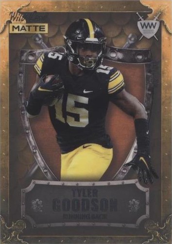 2022 Wild Card MATTE Tyler Goodson #WW-49
