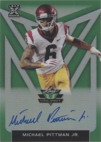2020 Leaf Valiant Michael Pittman Jr. #BA-MPJ