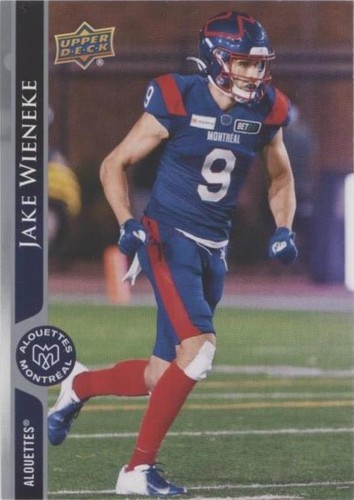 2021 Upper Deck CFL Jake Wieneke #78