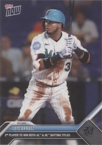Luis Arraez 2024 MLB TOPPS NOW 154 4 Hit Game In Padres
