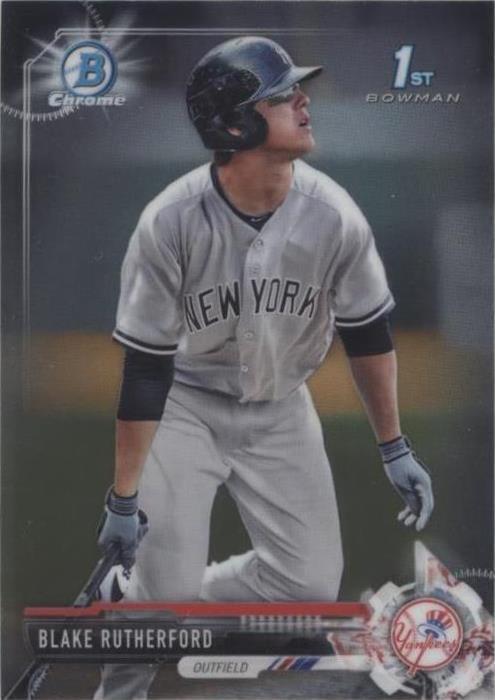 2017 Bowman - Blake Rutherford #BCP121