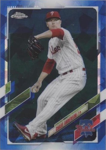 2021 Topps Chrome Update Series Sapphire Edition - Chase Anderson #US19