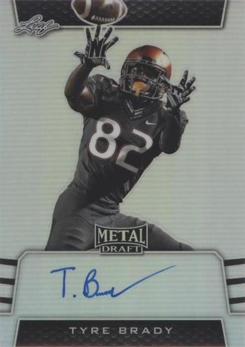 2019 Leaf Metal Draft Tyre Brady #BA-TB1