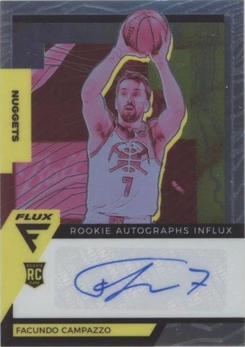 99 Red Prizm RC Auto Panini Optic Facundo Campazzo Facundo