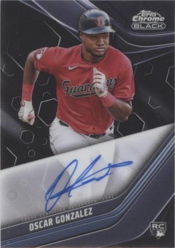 2023 Topps Chrome Black - Oscar Gonzalez #CBA-OG