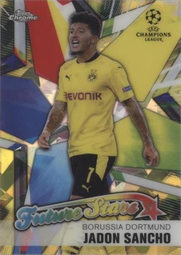 2020-21 Topps Chrome UCL Sapphire Edition Jadon Sancho #FS-JS