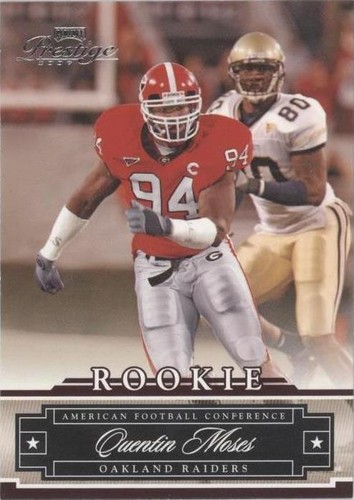 2007 Playoff Prestige Quentin Moses #184