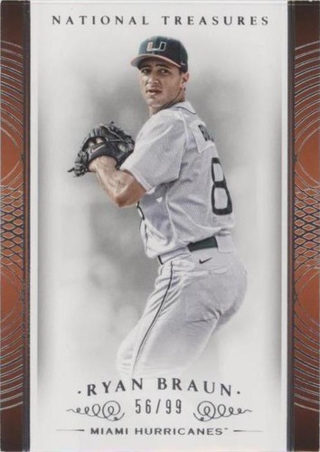 2015 Panini National Treasures College - Ryan Braun #91