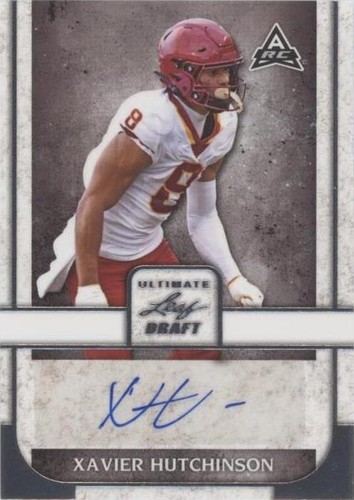 2022 Leaf Ultimate Draft Xavier Hutchinson #BA-XH1