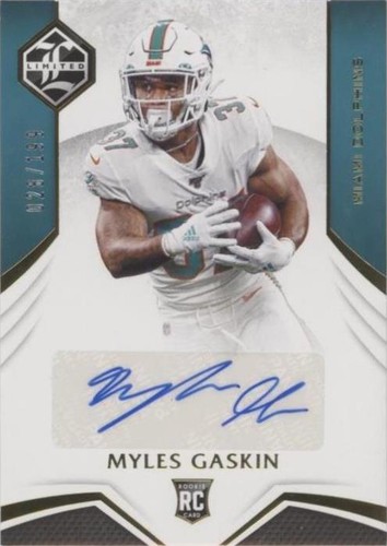 2019 Panini Limited Myles Gaskin #210