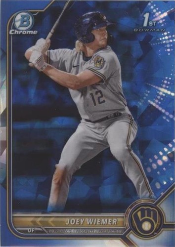 2022 Bowman Chrome Sapphire Edition - Joey Wiemer #BCP-207
