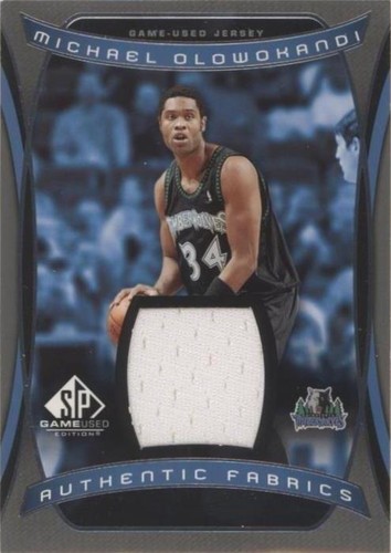 2004-05 SP Game Used - Michael Olowokandi #AF-OL