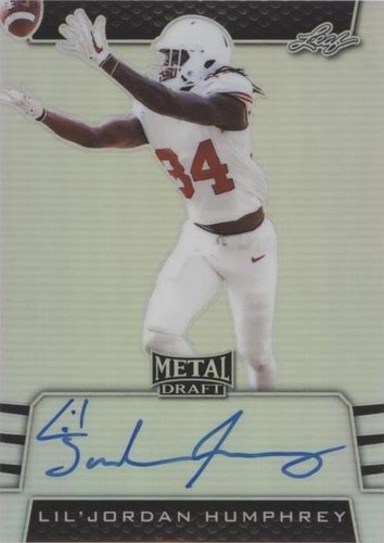 2019 Leaf Metal Draft Lil'Jordan Humphrey #PV-LJH